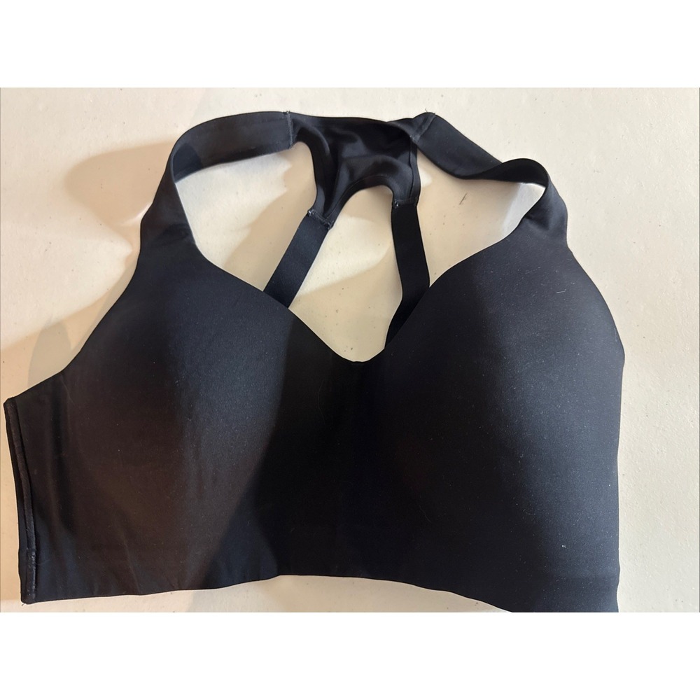Chantelle 2948# High Impact Lined Wire Free Sport Bra US Size XL Black